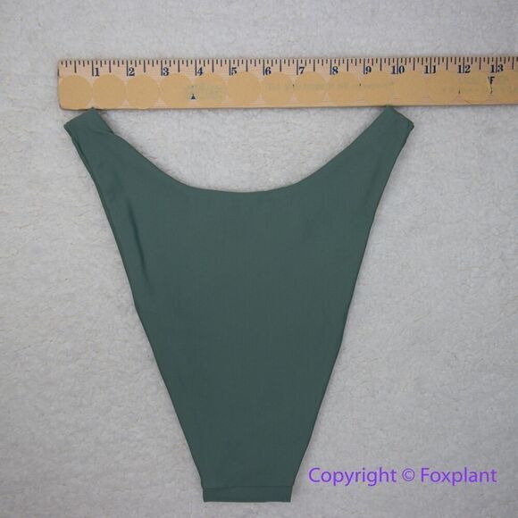 New! Mare Perpetua The Essential Bikini Bottoms in sage, size M - Picture 10 of 12